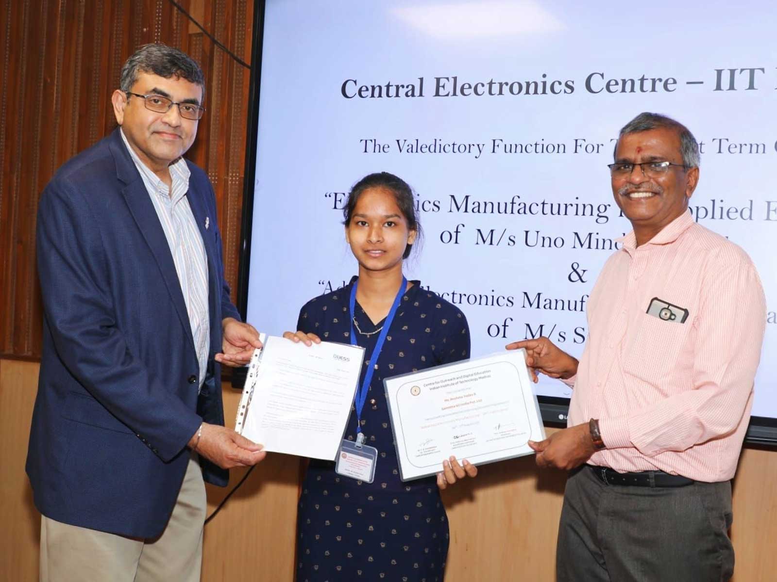 Kaushal College ITI Manufacturing students Valedictory function at Central Electronics Centre, IIT Madras.

 Read More